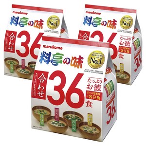 마루코메 요리정의 맛 모듬 파 + 두부 + 미역 + 유부 36개입
