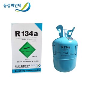 동성화인텍 에어컨가스 13.6kg R-134a 134 신냉매 자동차용, 1개