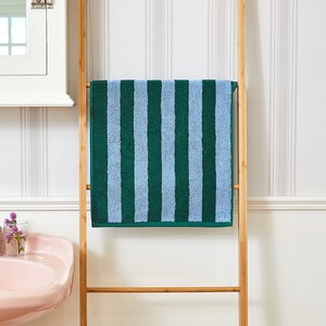 [모던하우스] 볼드 스트라이프 세면타월 GREEN 40X80cm 190g (BG0124015), 그린, 1개