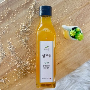 꼬내담 저온압착 국산 참기름 180ml, 1개