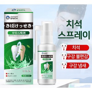 JYTN 상쾌한 입안을 유지하는 치석 관리 스프레이 RX-YJS01, 2개, 20ml