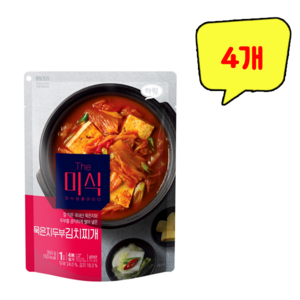 더미식 묵은지두부김치찌개, 350g, 4개