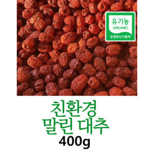 당도 높은 유기농 건대추 400g, 1개