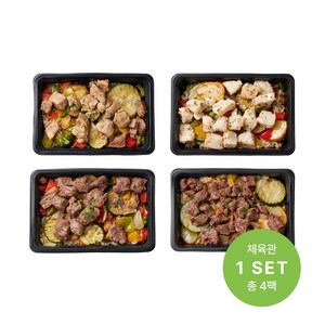 프리미엄 냉동도시락 간편 넉넉소반 체육관 도시락 12종 세트, 4개, 340g