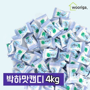 우리가스토리 GG 박하맛 캔디(D) 사탕 대용량사탕, 4kg, 1개