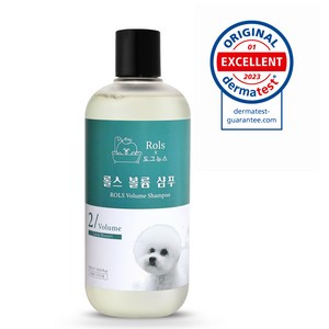 롤스 X 도그뉴스 볼륨 비숑샴푸 프리미엄샴푸 애견샴푸 강아지샴푸 400ml, 1개