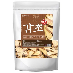 건강중심 국산 말린 감초 500g, 2개