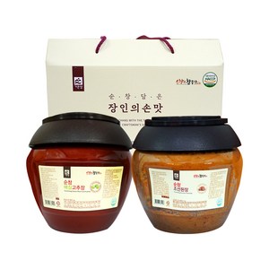 기픈샘 순창 매실고추장 된장 세트, 4kg, 1박스