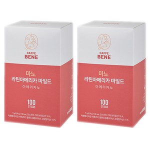 카페베네 마노 라틴아메리카 마일드, 0.9g, 100개입, 2개