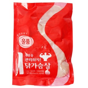 올품 닭가슴살(진공) 1kg 1봉, 1개