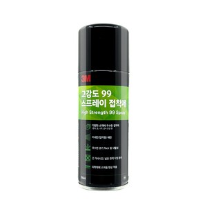 3M 99 스프레이 강력 접착제 뿌리는 본드 다용도 보수제 155ML, 1개