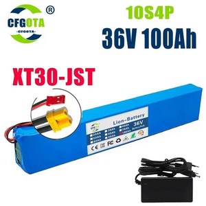 18650 배터리 팩 전기 자전거 리튬 충전기 고출력 600W 10s4p 36V 100AH, 1개