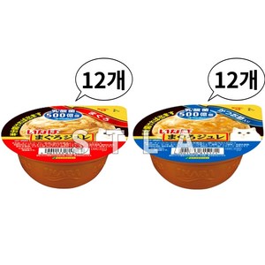 이나바 고양이 마구로쥬레 컵간식, 참치+가다랑어, 65g, 24개