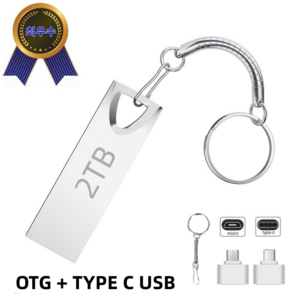 USB 3.0 고속 플래시 메모리 디스크 대용량 2TB OTG TYPC 겸용 스토리지, 1개, 128GB