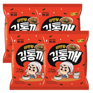 농심 라면왕 김통깨 100g, 20개