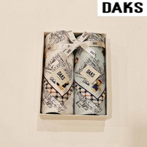 닥스 남녀2매 나염 손수건 세트(DKO20번)