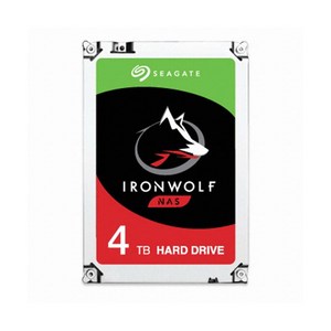 외장 하드 백업 1테라 2테라 4태라 8테라 16테라 Seagate Ionwolf 4TB 3.5용 새 원본 HDD ST4000VN008용 NAS 드라이브용 내부 디스크용, 협력사, 3.5