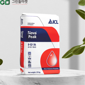 ICL 인산가리 25kg 이스라엘산 양액 관주용 수용성 비료, 1개