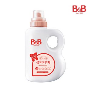 비앤비 섬유유연제 자스민 앤 로즈 본품, 1.5L, 2개