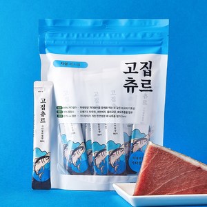 고집츄르 고양이츄르 저염 레시피, 30개, 북태평양 가다랑어, 11g