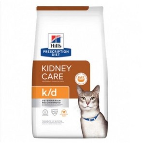 힐스 캣 k/d kd 1.81kg 3.85kg Feline Kidney Cae 신장/심장, 1개