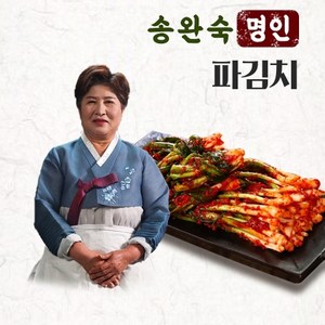 명인 송완숙 [송완숙명인] 파김치 1kg 국내산 김치 당일생산, 1개