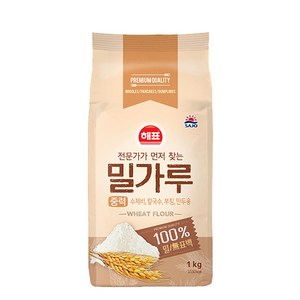 해표 중력 밀가루 1kg, 10개