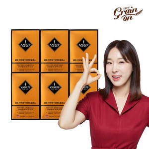 그레인온 골드 카무트 브랜드밀 효소, 90g, 6개