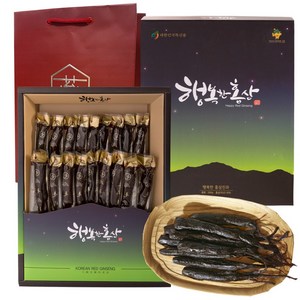 행복한 홍삼 정과 절편 상견례 부모님 설 명절 선물 쇼핑백포함, 500g, 1개