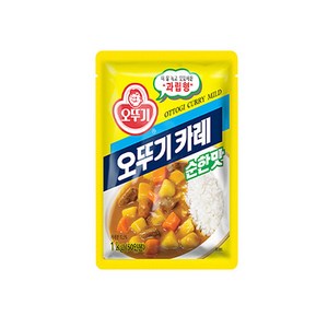 오뚜기 카레 과립형 순한맛, 1kg, 3개