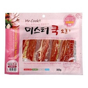 미스터쿡 강아지 간식 스테이크 300g, 오리, 10개