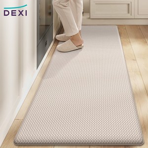 DEXI 쿠션 싱크대 방수 PVC 주방매트, 44*150cm, 베이지