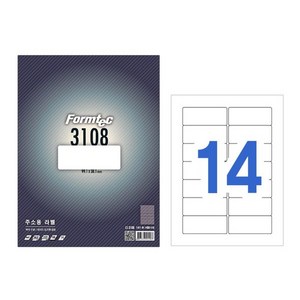 LS-3108 14칸 100매 주소용 라벨 레이저 잉크젯 겸용(LS3108), 빠른출고요청[1]_na