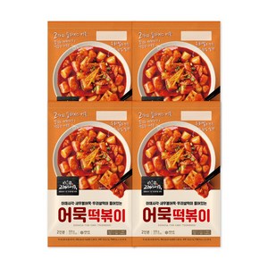 고래사 어묵 떡볶이 냉동520g 4봉 세트, 4개, 520g