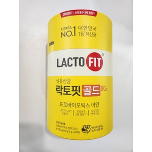 락토핏 생 유산균 골드, 80포, 160g, 1개