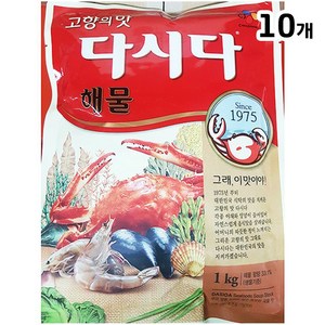 해물다시다 (백설 1K) X 10, 1kg, 1