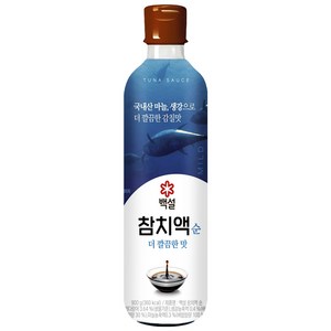 CJ 제일제당 백설 참치액 순더깔끔한맛 달걀찜 소고기무국 미역국 겉절이재료 감칠맛 기본양념 나물 무침 국재료 기본양념, 900g, 1개