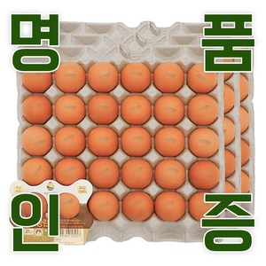 KB farm 계란 명품인증 무항생제 달걀 왕란 30구, 3개