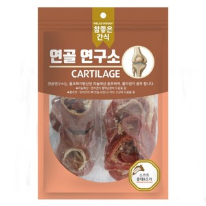 참좋은간식 강아지 연골연구소 소프트 간식, 울대 + 오리 혼합맛, 140g, 4개