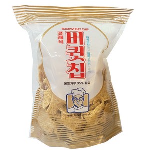 메밀과자 버큇칩 메밀가루35% 함유, 2개, 280g