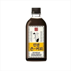 민생쓴커피500ml, 24개, 500ml, 1개입