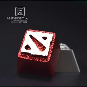 1pc 기계식 키보드 알루미늄 금속 키 캡 성격 R4 높이 aeometal keycap fo DOTA2, 한개옵션2, [02] model 2, 한개옵션1