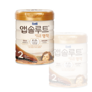 앱솔루트 명작 2FL 분유 2단계, 800g, 4개