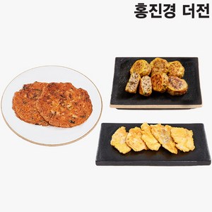 [홍진경 더전] 3종 세트(동그랑땡1+동태전1+김치전1), 1세트, 840g