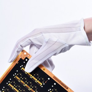 PU 제전 도트 장갑 / PU 코팅 / 제전장갑 / ESD 장갑 / 크린룸 장갑 / Anti-Static Gloves / 정전기 방지 / 반도체 장갑 / 10켤레 포장, 10개