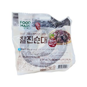 [신선배송] 청정원 푸드마크 찰진순대 500g, 1개