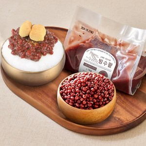 소적두 국산 저당 빙수팥, 1kg(PE), 아이스팩, 1개, 1kg