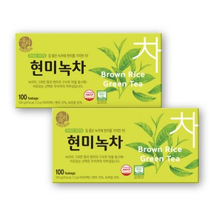 송원 우리차 현미녹차, 2개, 1.2g, 100개입