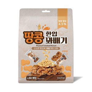 한입 땅콩 꽈배기 520g, 1개