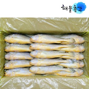 해물총각 부세조기 15마리 1박스, 3.4kg